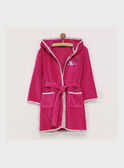 Albornoz de color rosa REJOLETTE / 19E5PF71PEI304