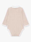 Body, peto y calcetines de color caqui y avellana LOIC / 24H0CG12ENS604