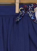 Falda de color azul marino RECOCETTE / 19E2PFE1JUP070