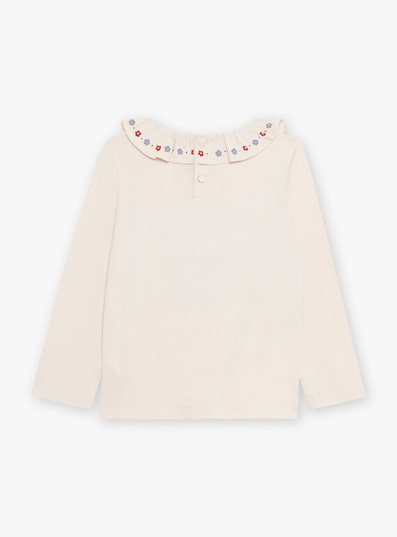 Camiseta beige de manga larga y con estampado de cara de ratón DRITIMETTE / 22H2PFX2TML808
