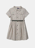Off white DRESS MICHEMETTE / 25E2PF91ROBA001
