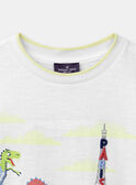 Camiseta dinosaurio color crudo KLAPLOCAGE / 24E3PGN3TMC000