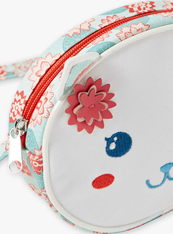 Bandolera con forma de gato y estampado de flor de loto ZECHAETTE / 21E4PFI1BESK005