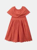 Vestido rojo con bordados KROFORETTE / 24E2PFE1ROBE405