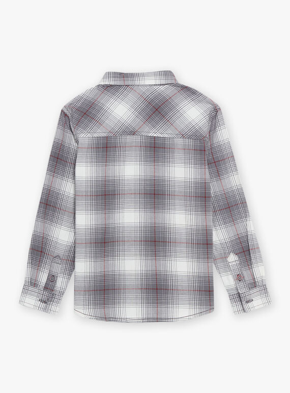 Camisa de cuadros con estampado de cohete DUCHEMAGE / 22H3PGZ1CHMJ908