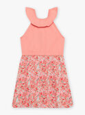 Camisón melocotón con estampado floral para niña CHOUJIETTE / 22E5PF51CHN413