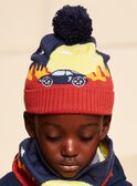 Gorro con borla estampado de paisaje FRAVOTAGE / 23E4PG51BON506