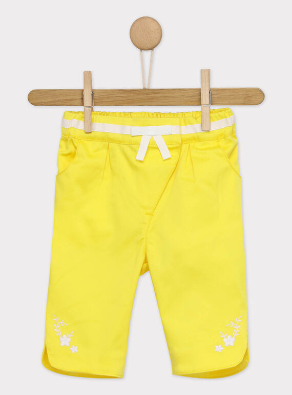 Pantalón pirata de color amarillo RYELODIE / 19E1BFS1PCO106