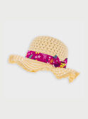 Sombrero de color beige y rosa ROYNAVETTE / 19E4PFQ1CHA009