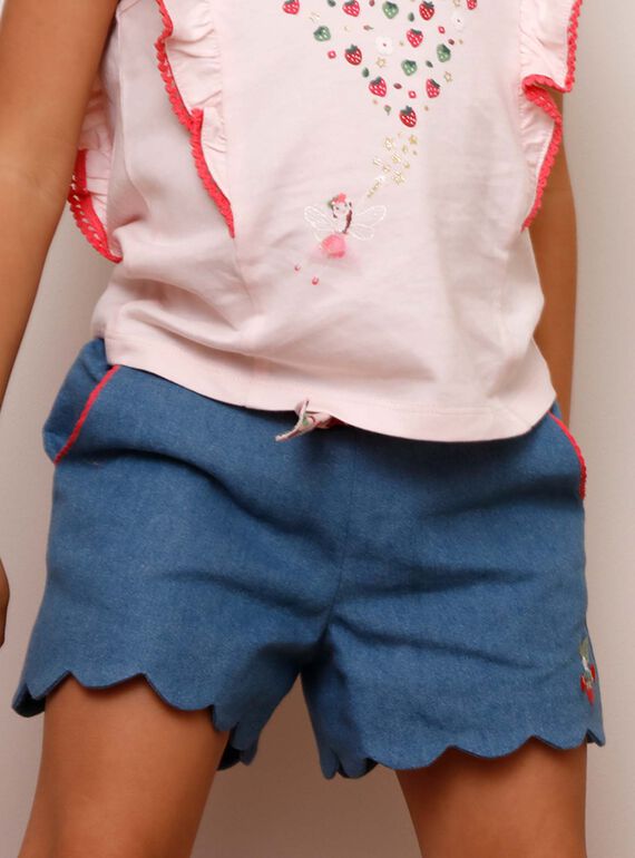 Short vaquero con cinturón ZONORETTE / 21E2PFJ1SHOP269