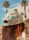 Gorra Estampada Floral con Lazo Marfil KLISKETTE / 24E4PFR2CHA005