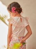 Camiseta bordada rosa KLETETTE / 24E2PFO2TMCD319