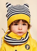 Gorro de punto con dibujo de orejas 3D y estampado de rayas FILAYNE / 23E4BG52BON070