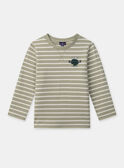 Green TEE SHIRT LS NIRAGE / 25H3PGL1TMLG607