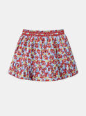 Falda floral con volantes KLAJUPETTE / 24E2PFN2JUP702