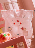 Polo de color crudo con estampado de elefantes malabaristas para bebé niño CATARNO / 22E1BGM1POL001