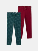 Green LEGGINGS (bottom) LIRIBETTE 2 / 24H2PF91LGG618