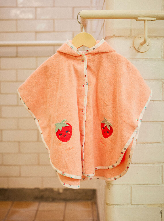 Capa de baño con capucha para bebé niña CIVANILLE / 22E4BFO1CDB413