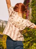 Blusa de flores con volantes KIBLETTE / 24E2PFC1CHE114