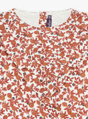 Camisa de color crudo con estampado floral GLACETTE / 23H2PFI1CHE001