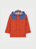 Impermeable de color naranja RATIMAGE / 19E3PG41IMP405