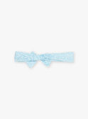 Cinta elástica para el pelo con estampado floral azul para bebé niña CYROMANEX / 22E4BFW1BANC201