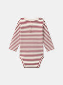 Body de manga larga a rayas LASILVAIN / 24H1BGR1BODA001