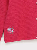 Cárdigan de color rosa RUISAKETTE / 19E2PFP1CAR309