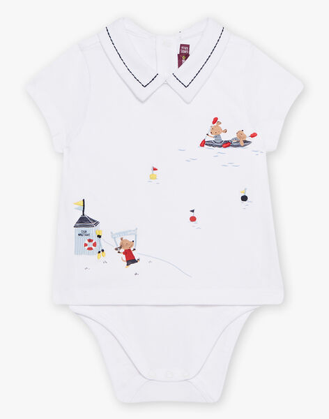 Body T Shirt Ecru A Motifs Fantaisie Bebe Garcon Achat En Ligne Body Sergentmajor