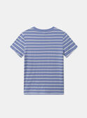 Camiseta a rayas de mono MEMONKAGE / 25E3PG81TMC221