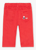 Pantalón de pana rojo FAKIAN / 23E1BGC2PAN410