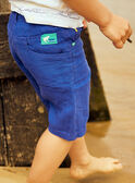Bermudas azul noche de lino para niño COVAGE / 22E3PGN3BERC231