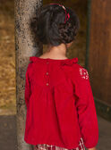 Blusa de pana bordada LALETTE / 24H2PFR1CHEF505