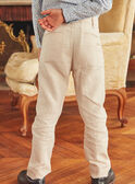 Pantalones de traje beige KRESAMAGE / 24E3PGL1PANA016