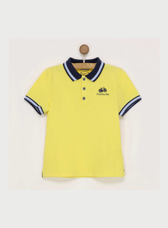 Polo de color amarillo RIHANAGEX / 19E3PGF1POL106