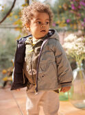 Anorak reversible verde agua para bebé niño CIENZO / 22E1BGG1DML614
