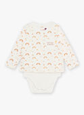 Body y fular con estampado celeste para bebé niño CAARLO / 22E1BG71BOD001