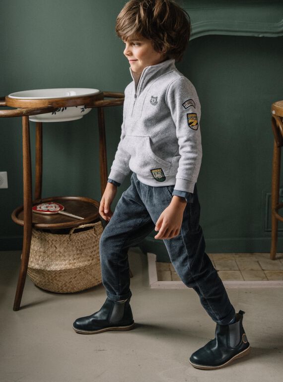 Pantalón gris oscuro DEVORAGE / 22H3PGR1PANJ900