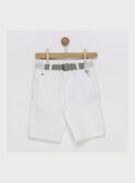 Bermudas de color blanco RYDIAGE / 19E3PGR2BER001