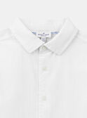 Camisa blanca elegante  KREPOPAGE / 24E3PGL3CHM000