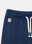 Pantalón cómodo azul marino con bolsillos efecto cargo LADAMIEN / 24H1BGJ1PANC230
