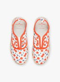 Slip-on de color crudo con estampado de cerezas FABALETTE / 23N10PF41D16001
