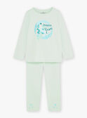 Pijama de color pistacho con estampado de sirena KUIZETTE 2 / 24E5PF72PYT610