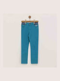 Pantalón de color turquesa RERIFAGE / 19E3PGD1PAN202