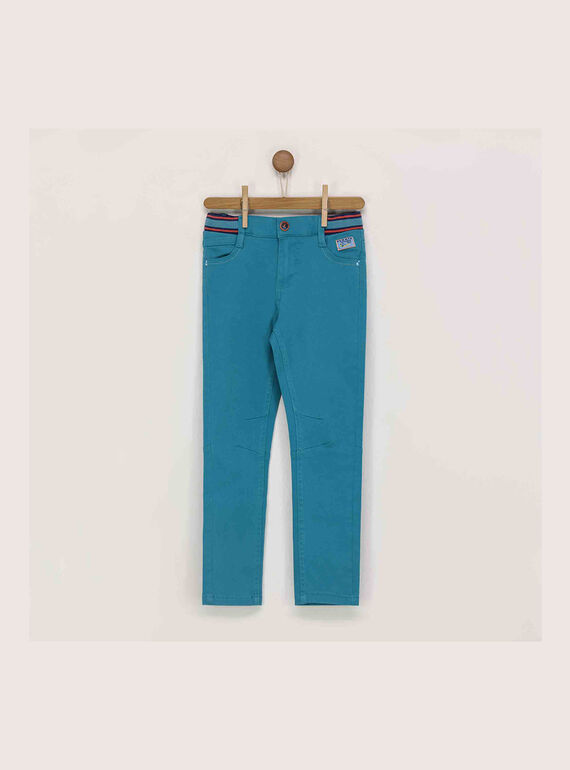Pantalón de color turquesa RERIFAGE / 19E3PGD1PAN202