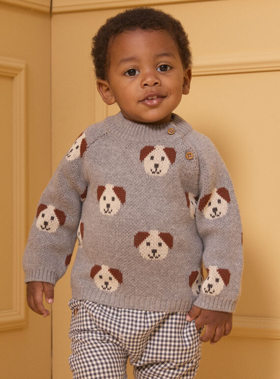 Jersey jacquard de perros LAOREL / 24H1BGQ1PUL943