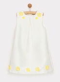 Vestido de color blanco RYETUETTE / 19E2PFS3ROB001