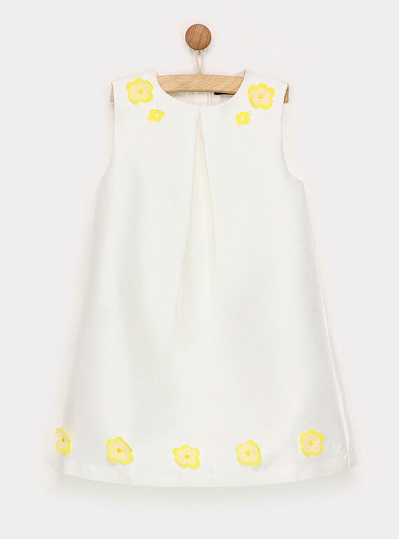 Vestido de color blanco RYETUETTE / 19E2PFS3ROB001