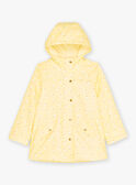 Impermeable amarillo con capucha con estampado de limones KRACIRETTE / 24E2PF81IMPB104