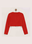 Cárdigan de color rojo RAFULIETTE / 19E2PFC1CARF505